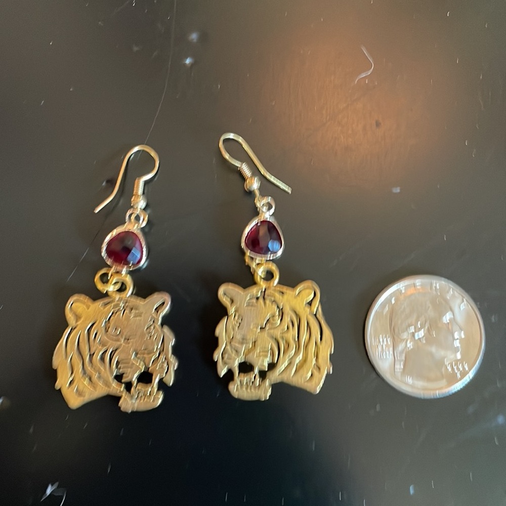 Tiger earrings!  2022 The Chinese Year of the Tiger. - Picture 5 of 6